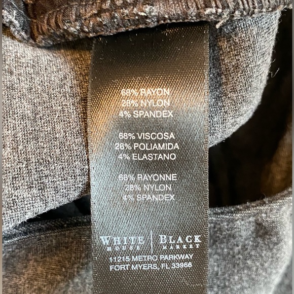 White House Black Market Dark Grey Pants - Picture 12 of 12